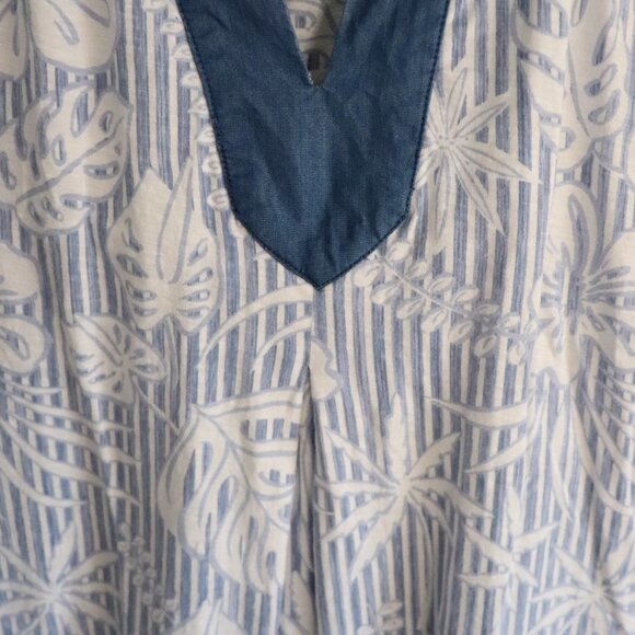 Tommy Bahama Women's Sz S Monstera Mash Sleeveless Tropical‎ Beach Dress - Picture 5 of 11